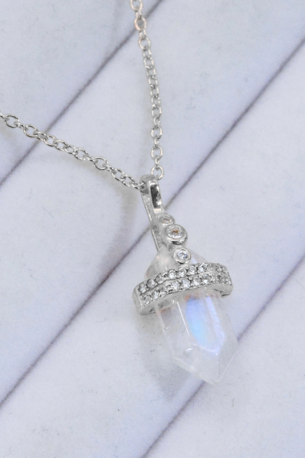 Moonstone Pendant Necklace