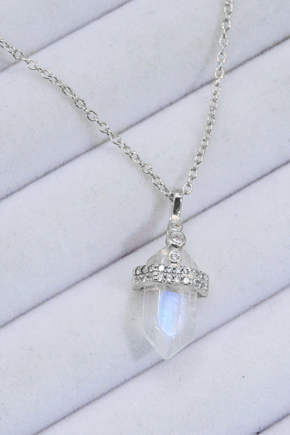 Moonstone Pendant Necklace