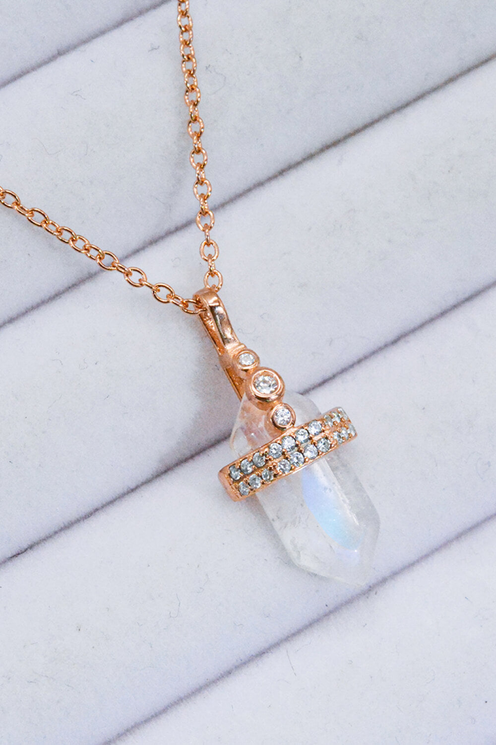 Moonstone Pendant Necklace